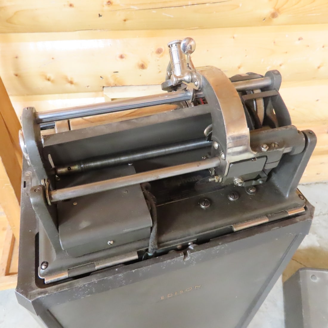 Antique 1920s Pro-Technic Ediphone & Wax Cylinders - 19