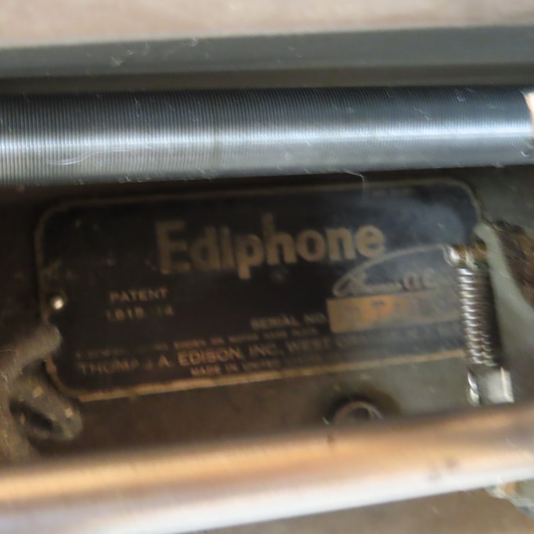 Antique 1920s Pro-Technic Ediphone & Wax Cylinders - 20