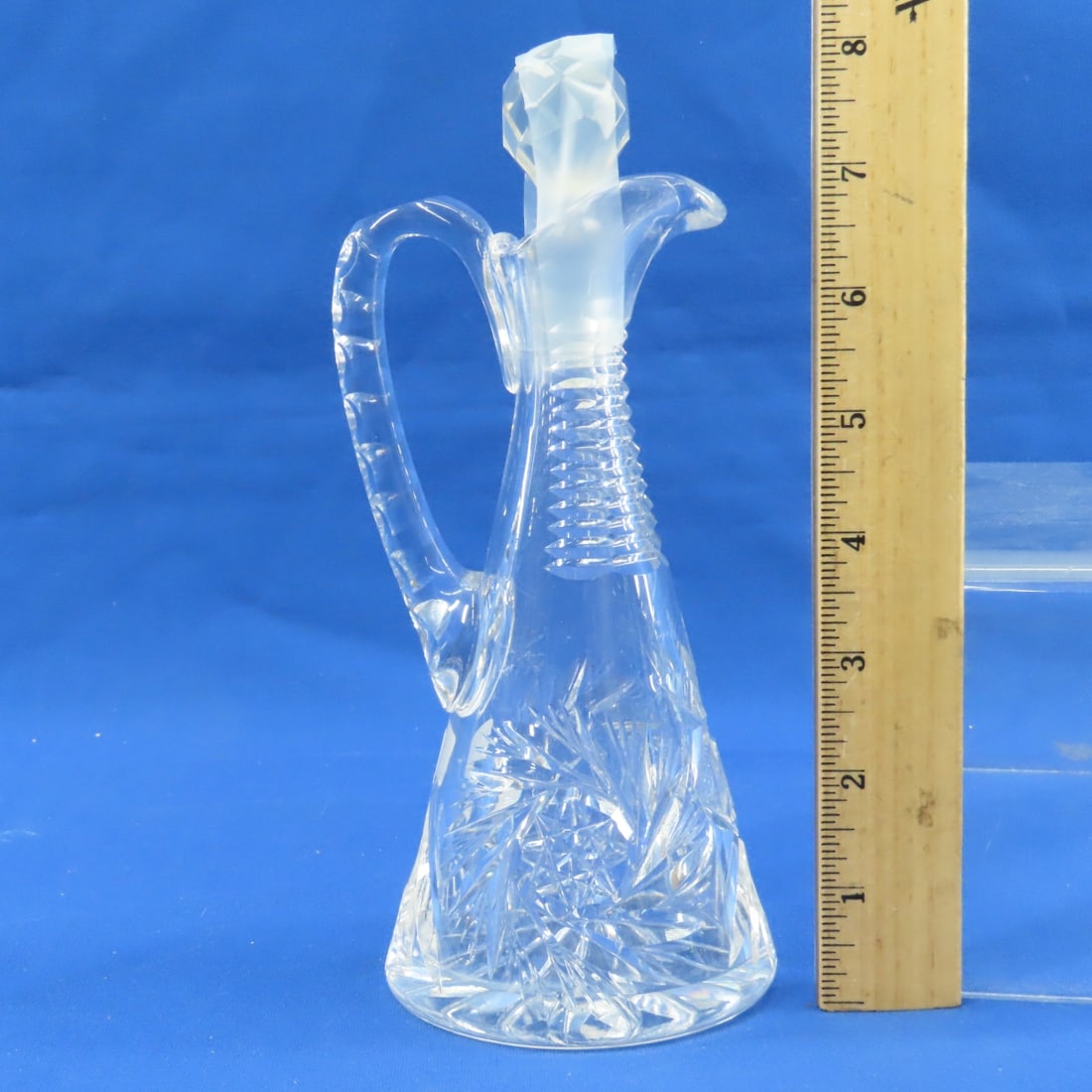 9 Pieces American Brilliant Cut & EAPG Glass - 13