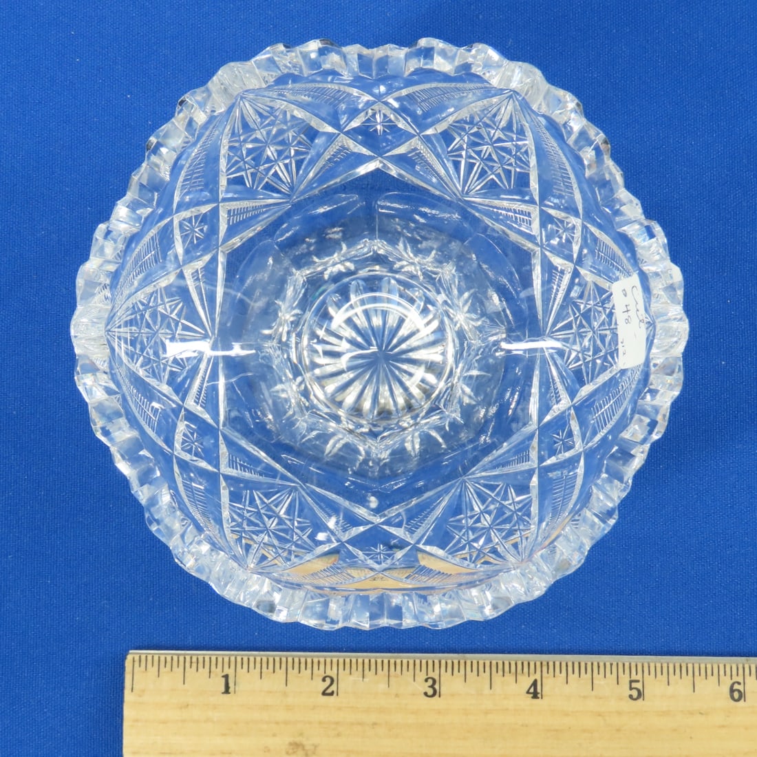 9 Pieces American Brilliant Cut & EAPG Glass - 17