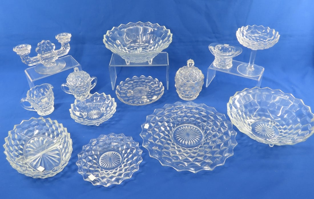 Fostoria Clear American Pattern Glass (1 of 16)
