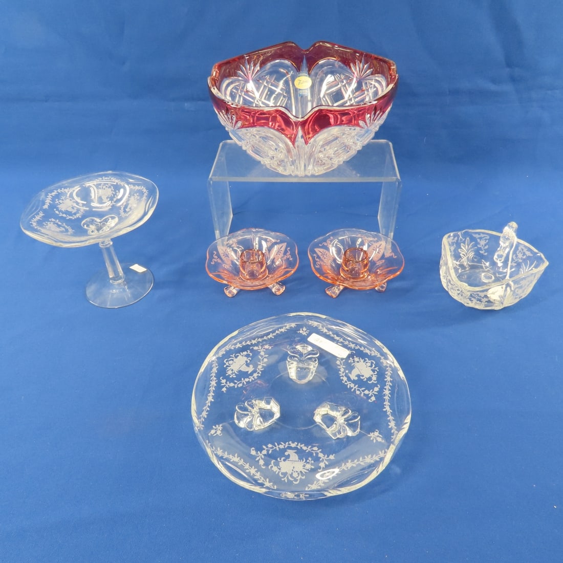 Fostoria Mayflower, Baroque Chintz & Other Glass (1 of 18)