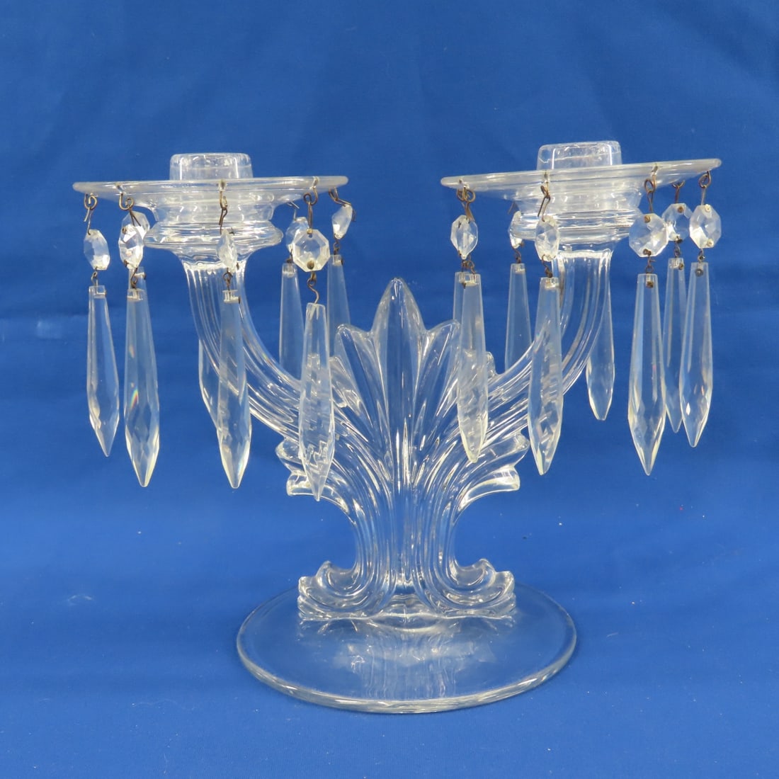 Fostoria Baroque & Etch C-2 Pattern Candelabras - 2