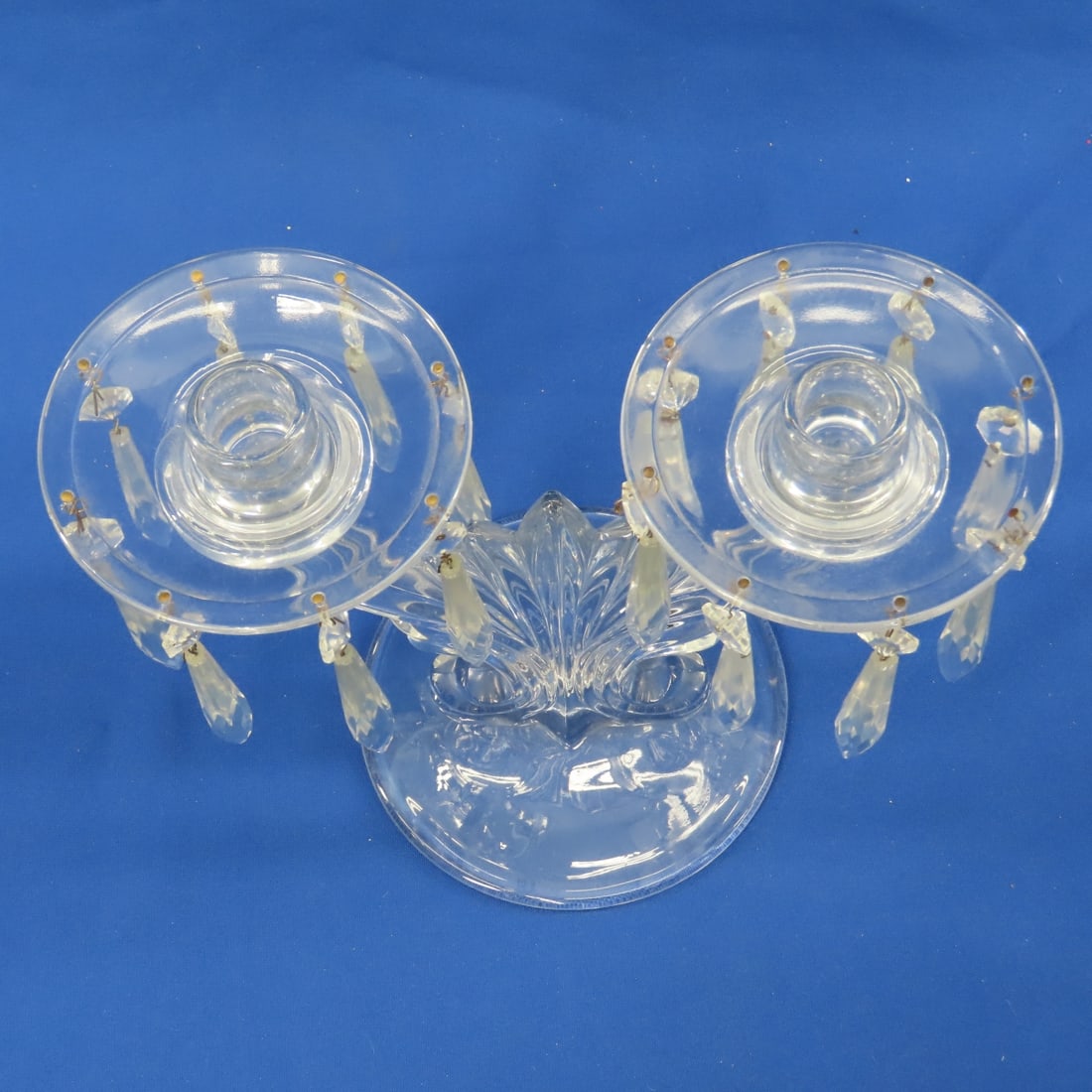 Fostoria Baroque & Etch C-2 Pattern Candelabras - 4