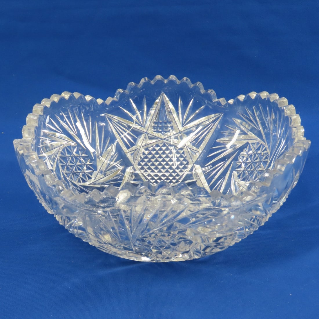 8 Pcs Early American Pattern & Cut Glass - 11