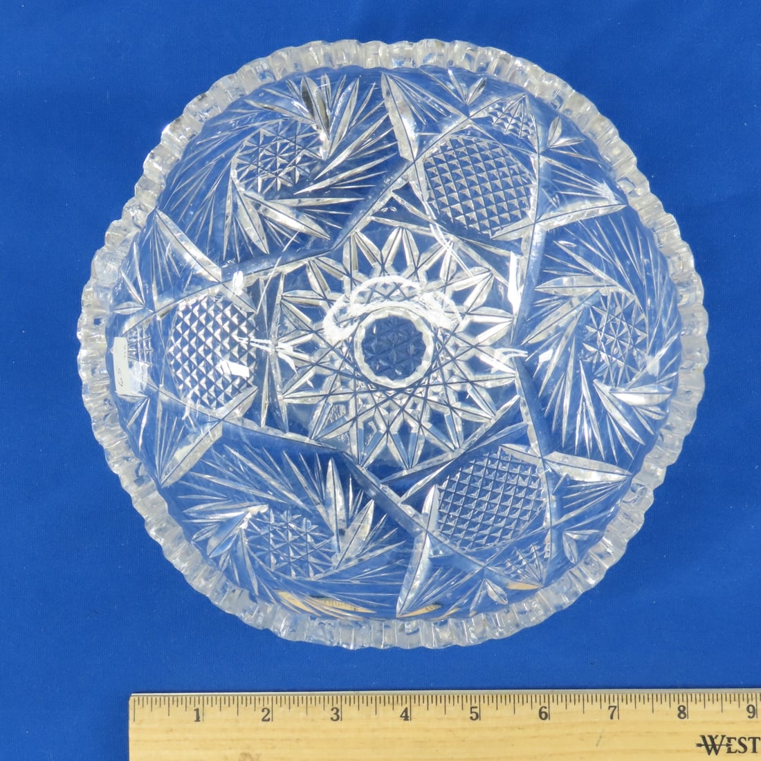 8 Pcs Early American Pattern & Cut Glass - 12