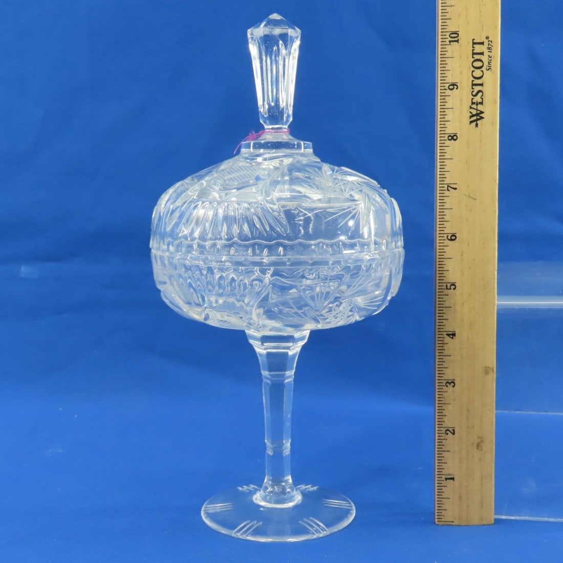 8 Pcs Early American Pattern & Cut Glass - 13