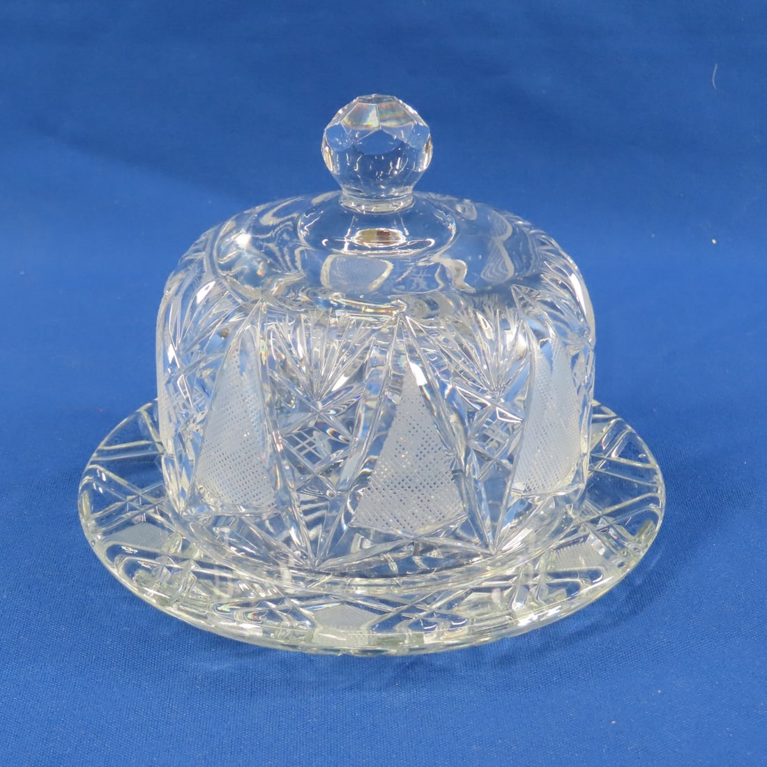 8 Pcs Early American Pattern & Cut Glass - 15