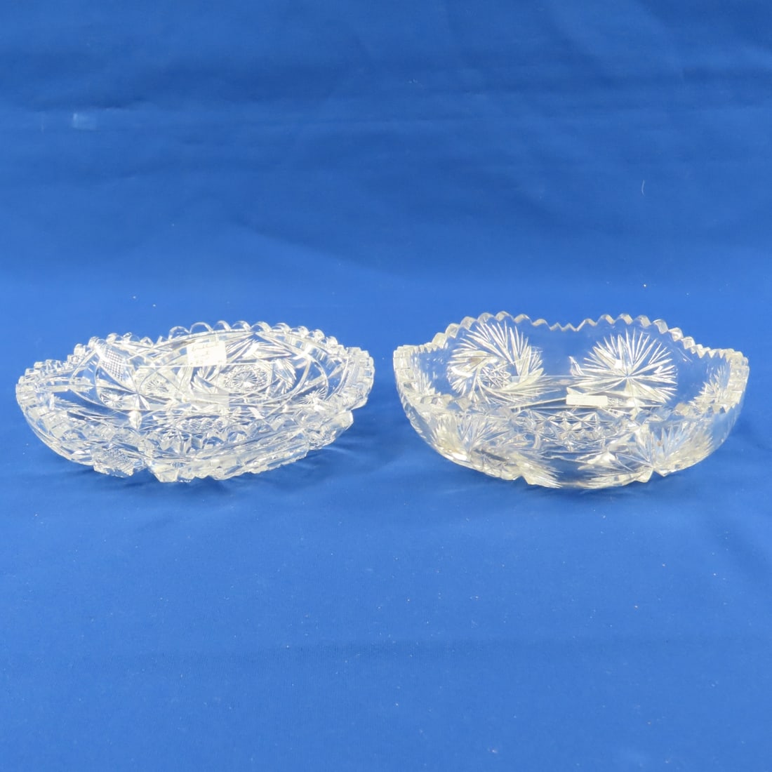 8 Pcs Early American Pattern & Cut Glass - 18