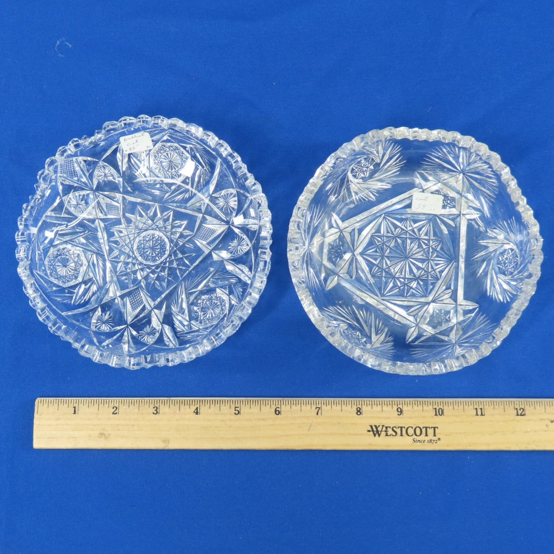 8 Pcs Early American Pattern & Cut Glass - 19
