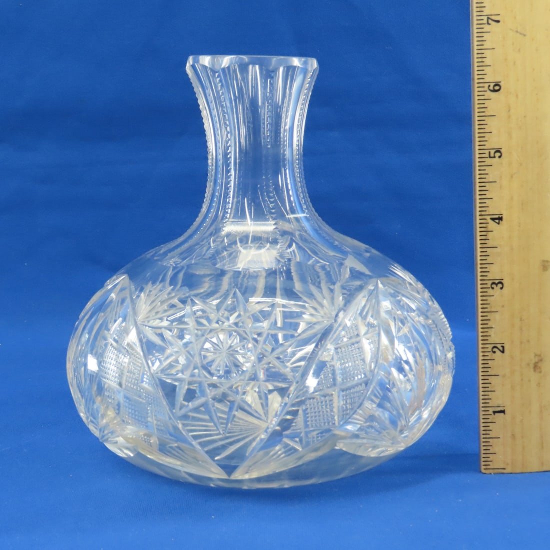 8 Pcs Early American Pattern & Cut Glass - 5