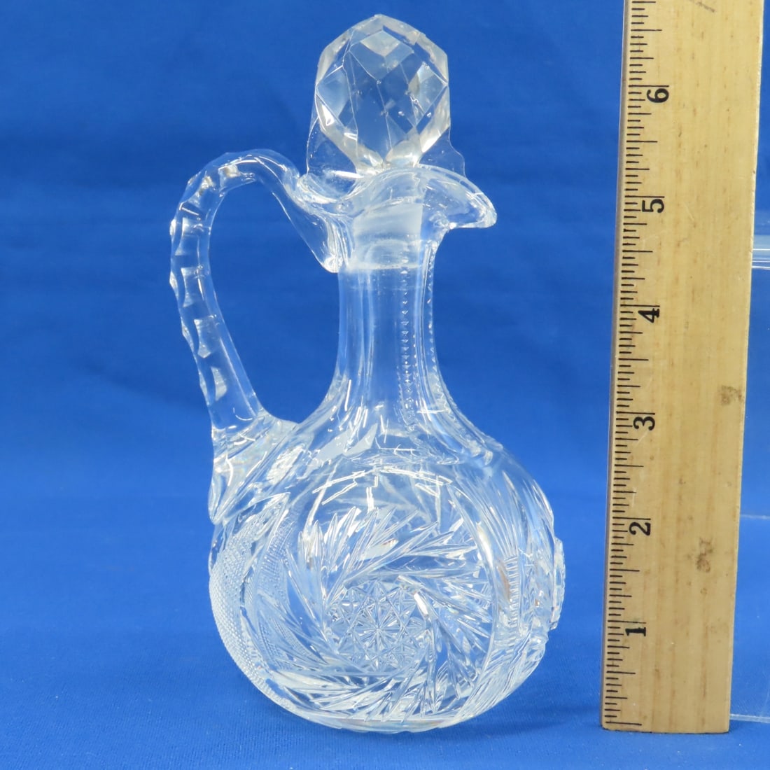 8 Pcs Early American Pattern & Cut Glass - 8