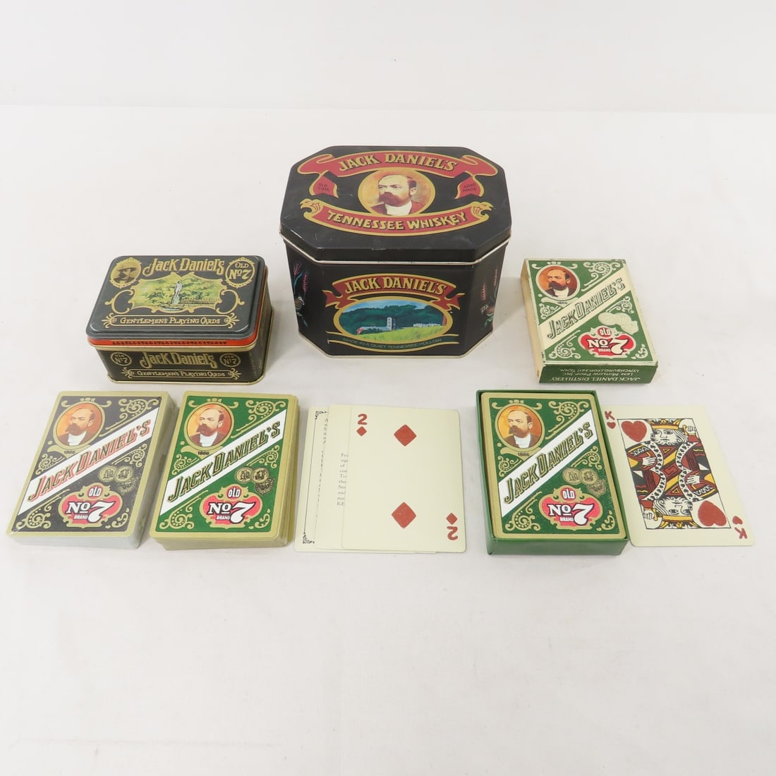 Collection Of Jack Daniel's Shot Glasses & Display - 15