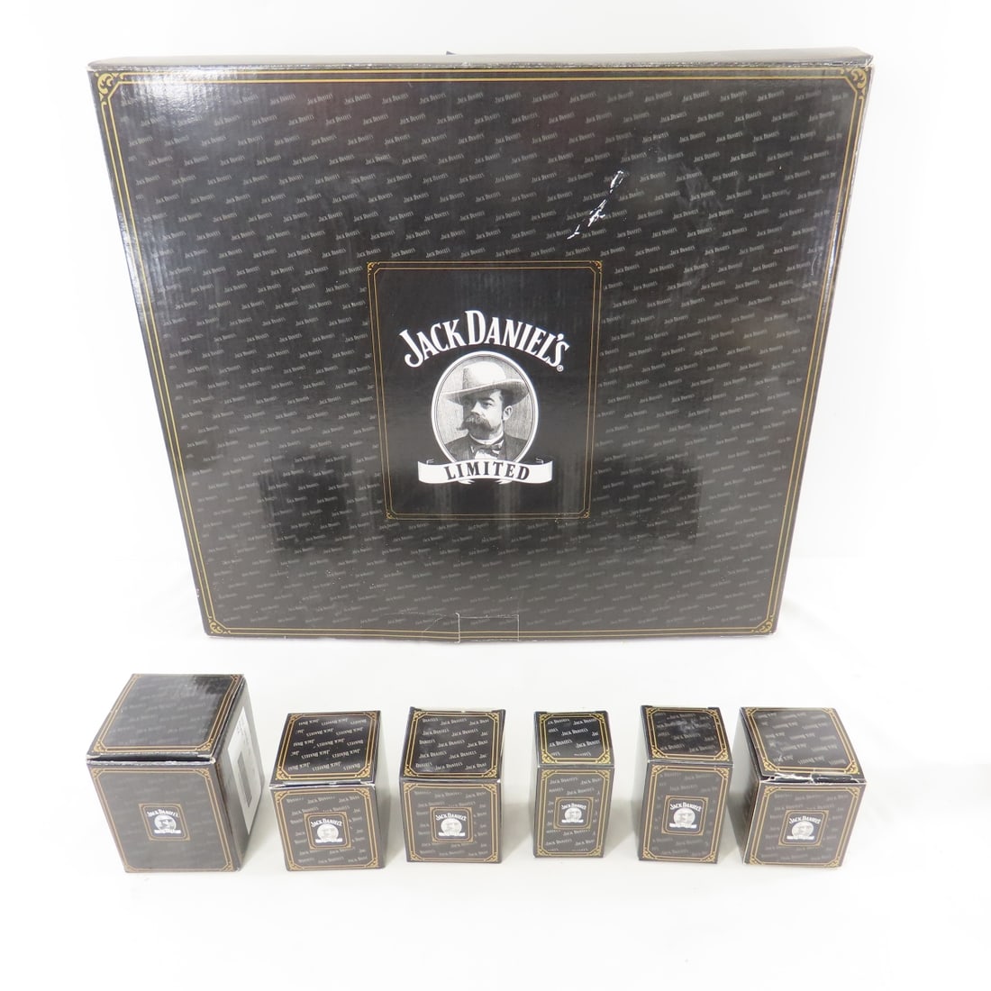 Collection Of Jack Daniel's Shot Glasses & Display - 19