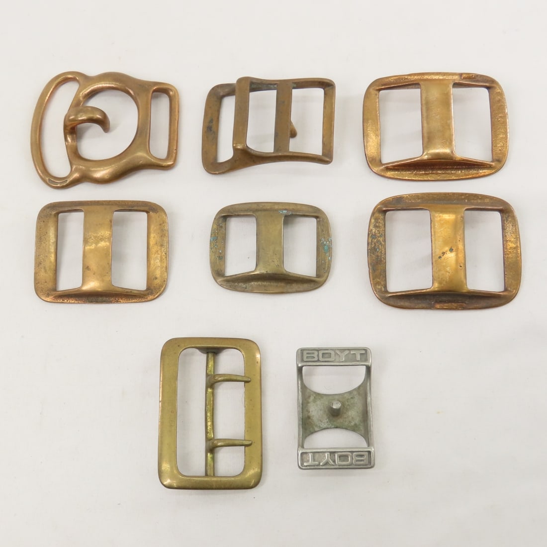 Collection of Brass & Bronze Conway, Horse Buckles (1 of 11)