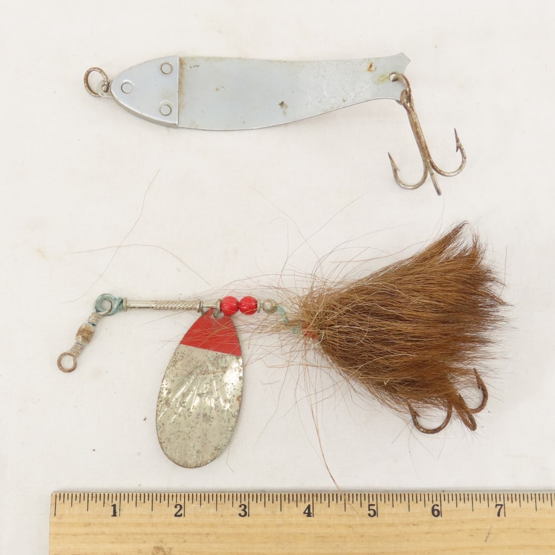 9 Large Vintage Lures- Helin Flatfish in Box - 11