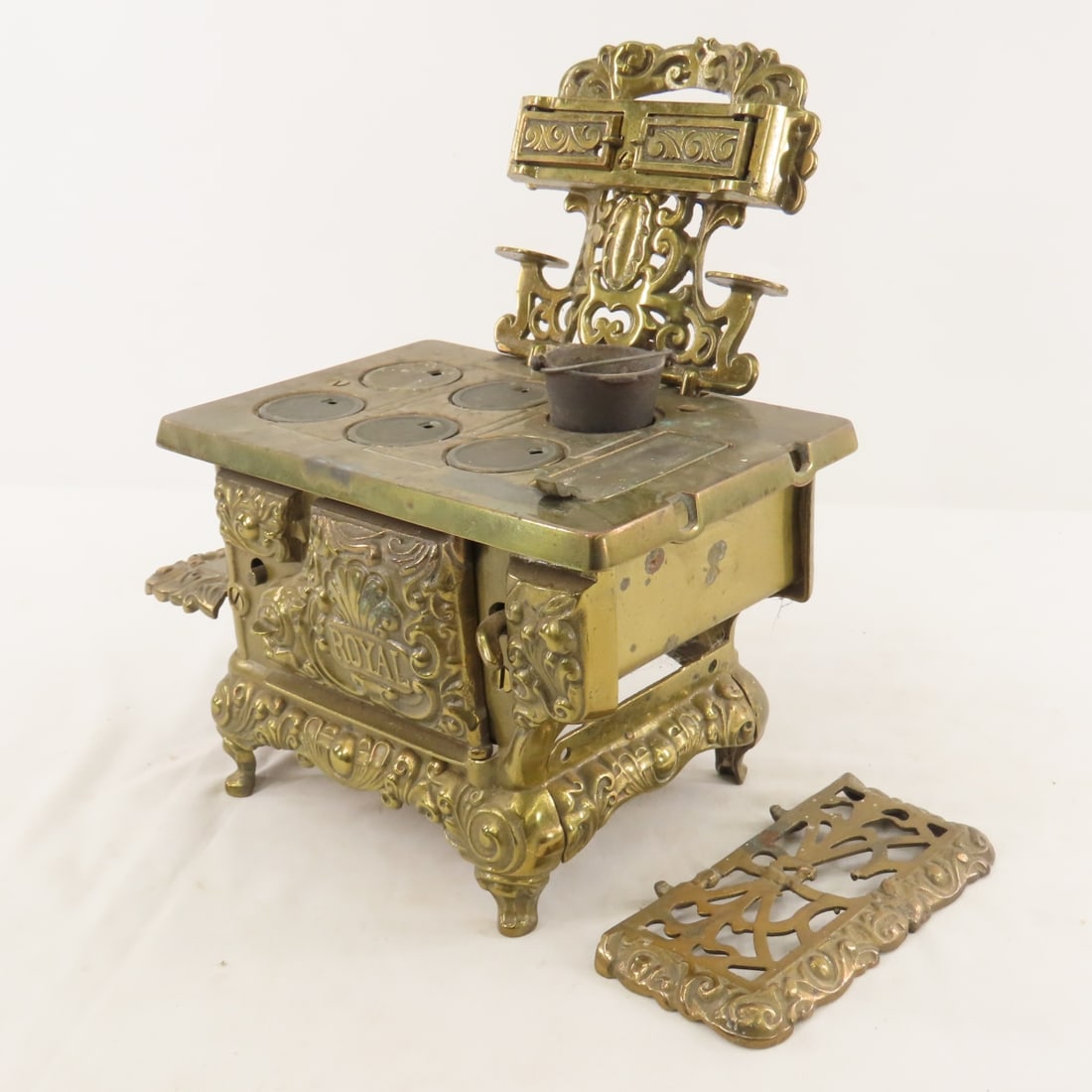 Royal Kenton Brass Wood Burning Stove - 3