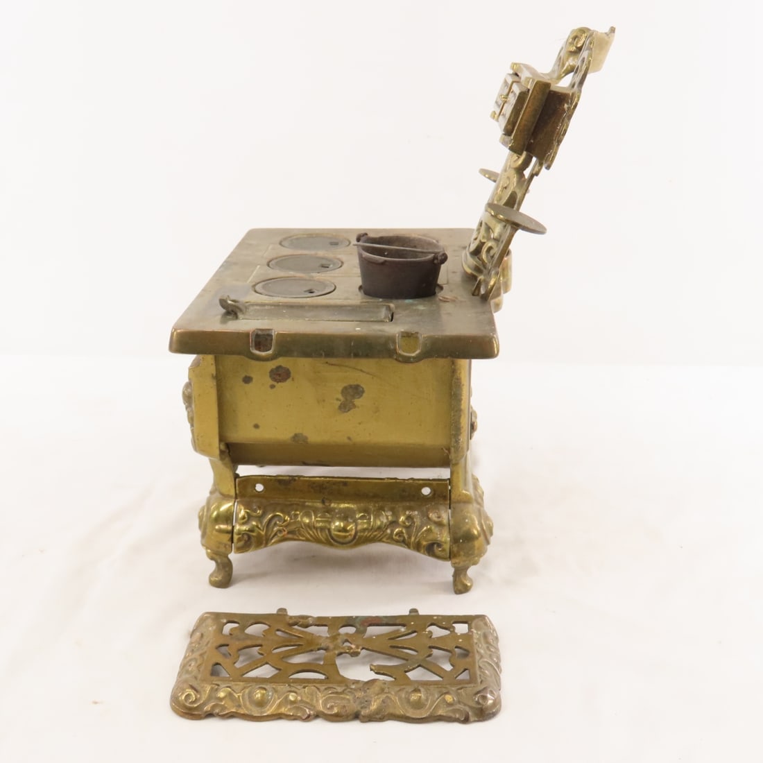 Royal Kenton Brass Wood Burning Stove - 4