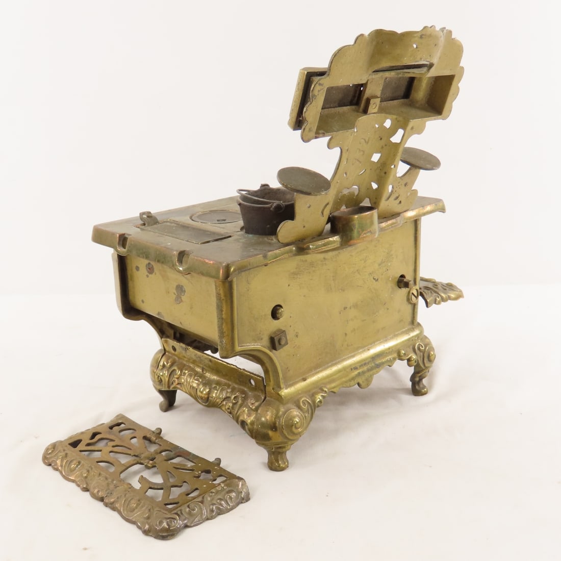 Royal Kenton Brass Wood Burning Stove - 5