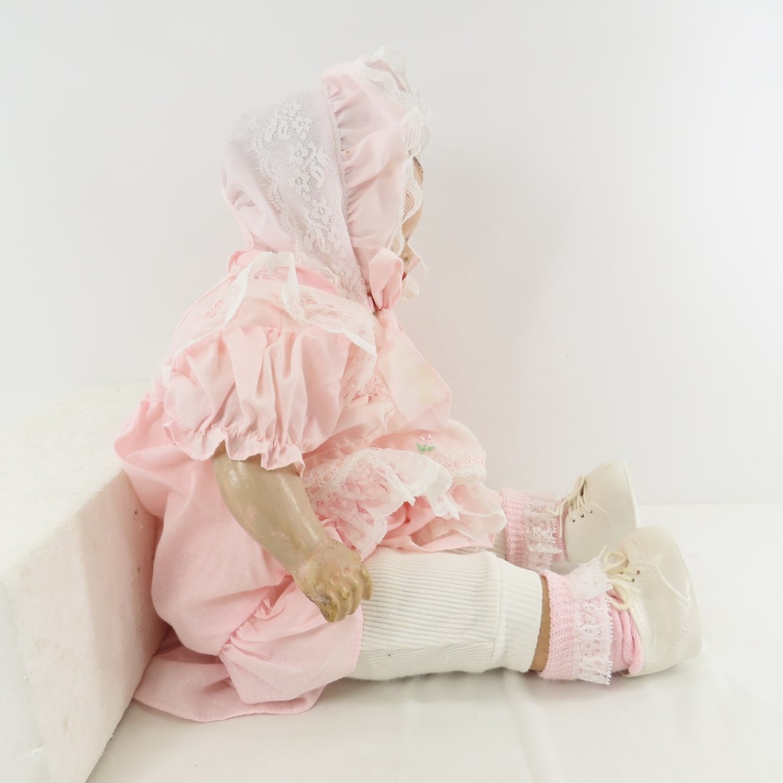 2 Antique Ideal Composition & Cloth Baby Dolls - 15