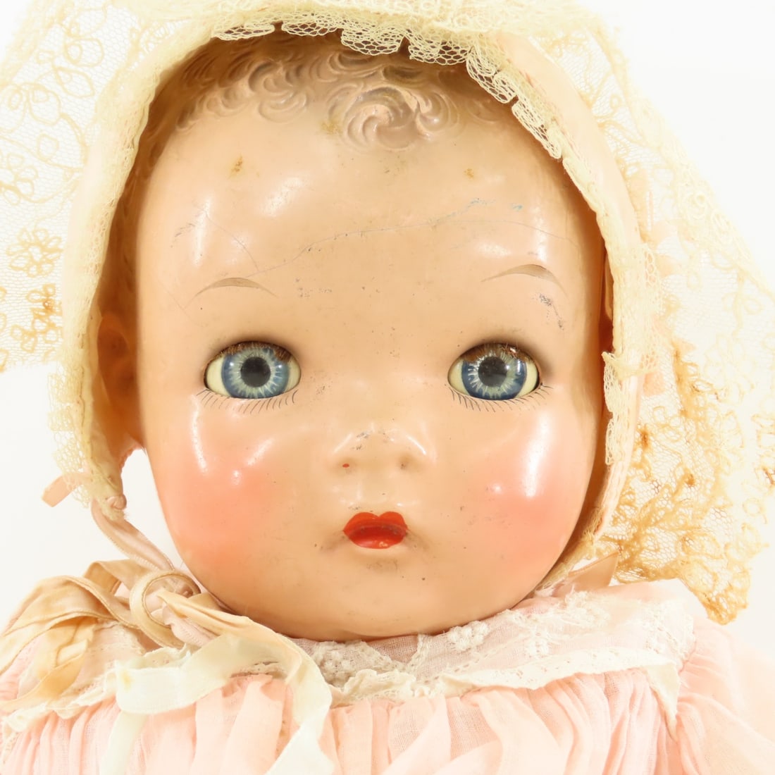 2 Antique Ideal Composition & Cloth Baby Dolls - 6