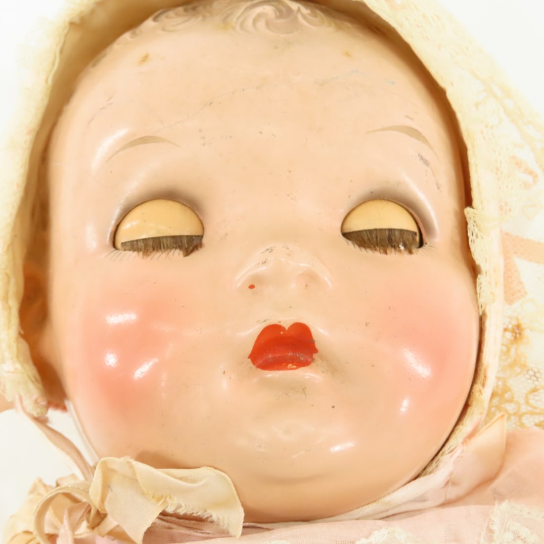 2 Antique Ideal Composition & Cloth Baby Dolls - 7