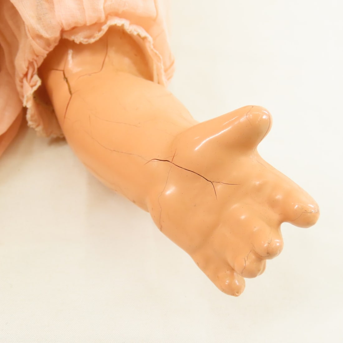 2 Antique Ideal Composition & Cloth Baby Dolls - 9