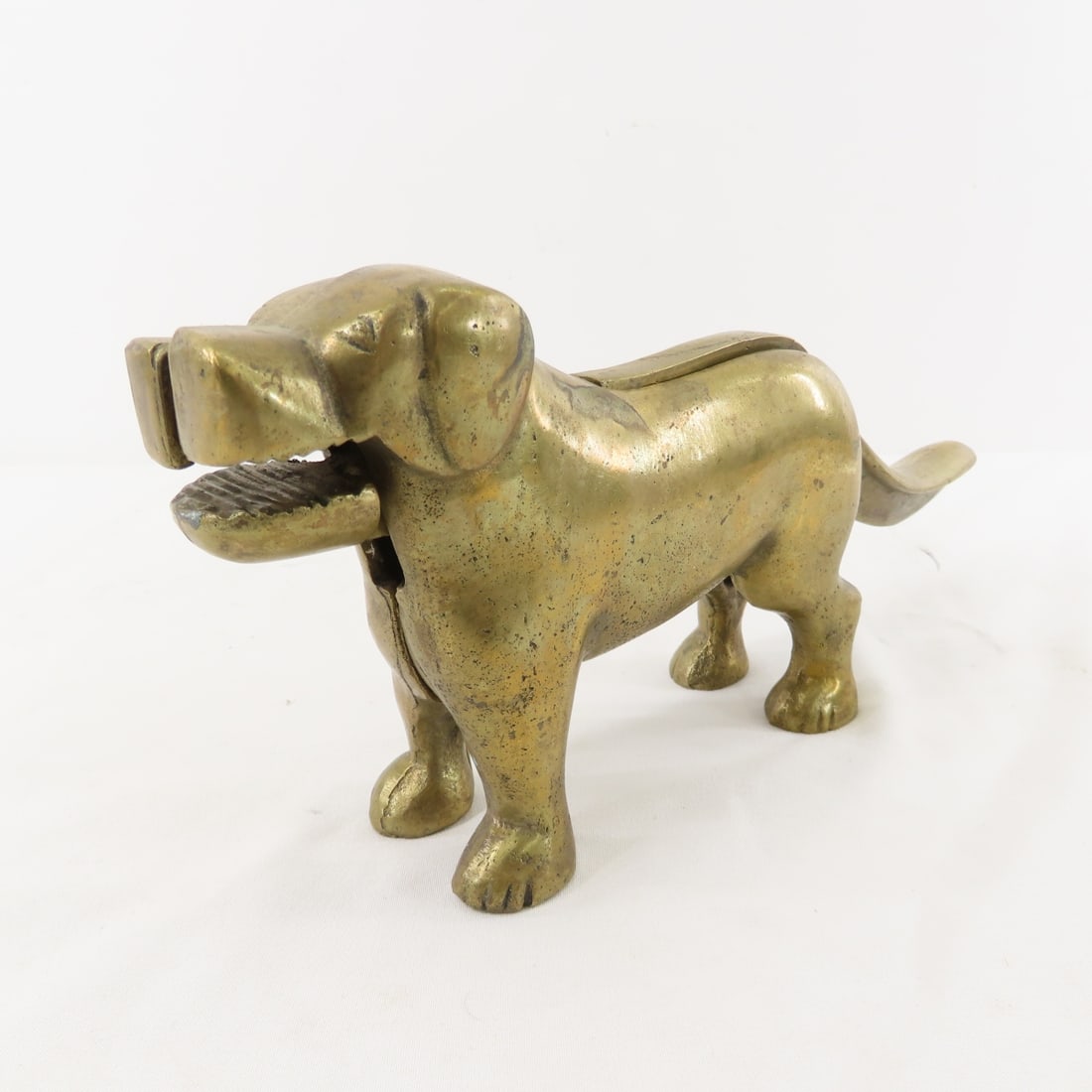 Vintage Solid Brass Nutcrackers, Alligators & Dog - 3