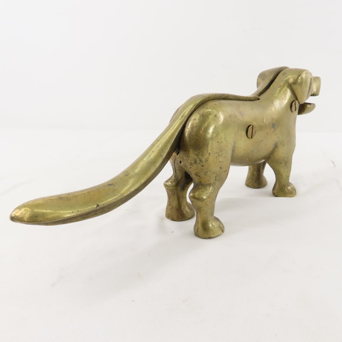 Vintage Solid Brass Nutcrackers, Alligators & Dog - 6