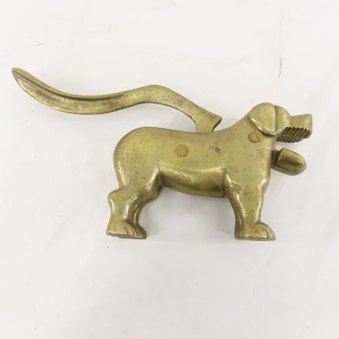Vintage Solid Brass Nutcrackers, Alligators & Dog - 7