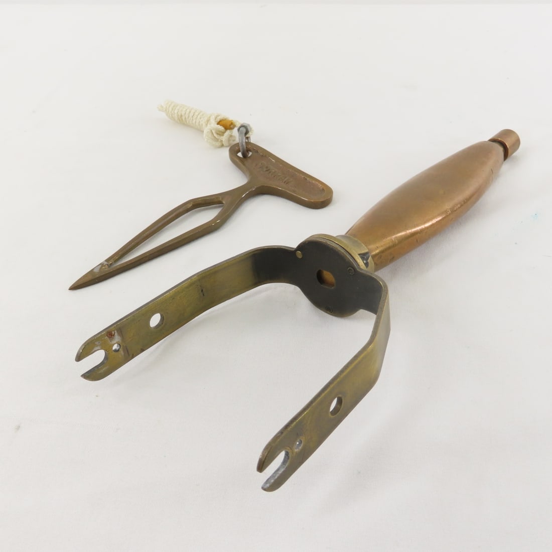 Vintage Brass Oar Locks, Marlin Spike & More - 12