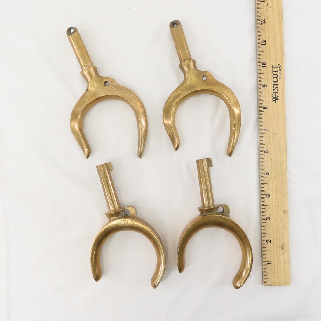 Vintage Brass Oar Locks, Marlin Spike & More - 15