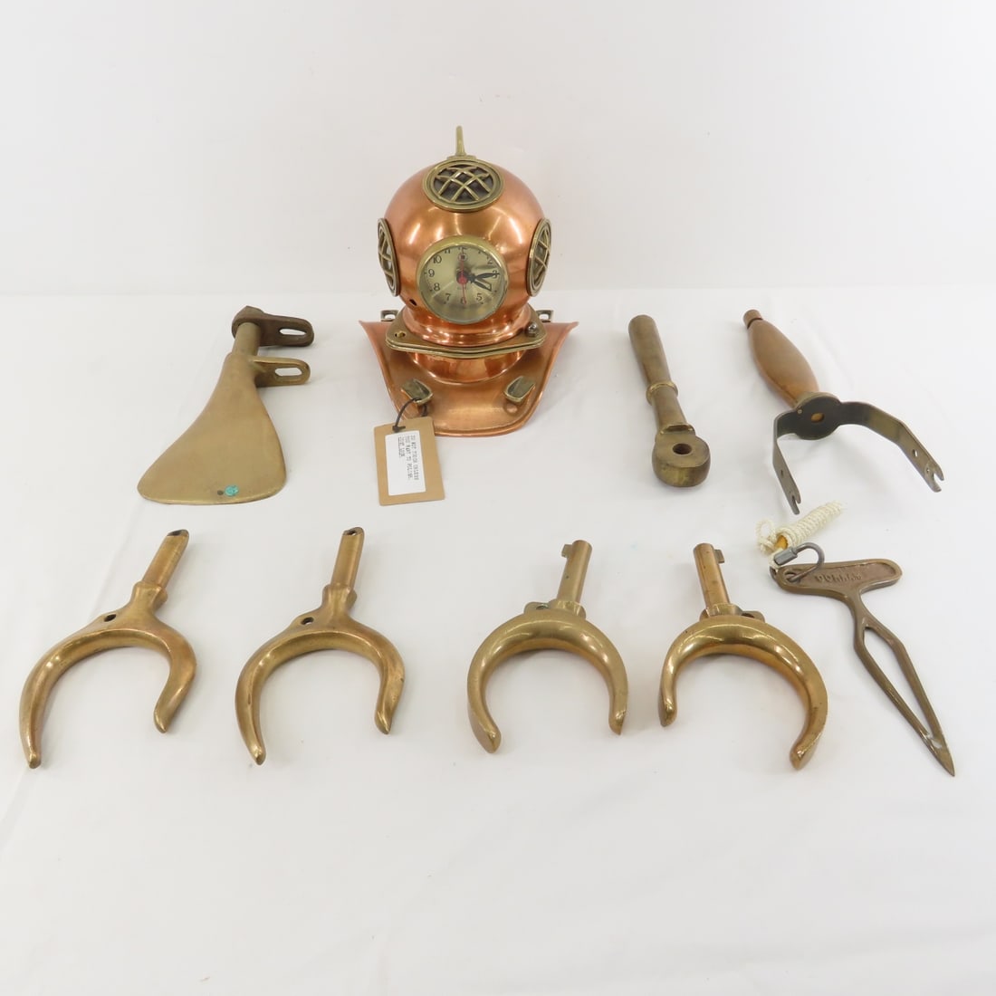 Vintage Brass Oar Locks, Marlin Spike & More (1 of 15)