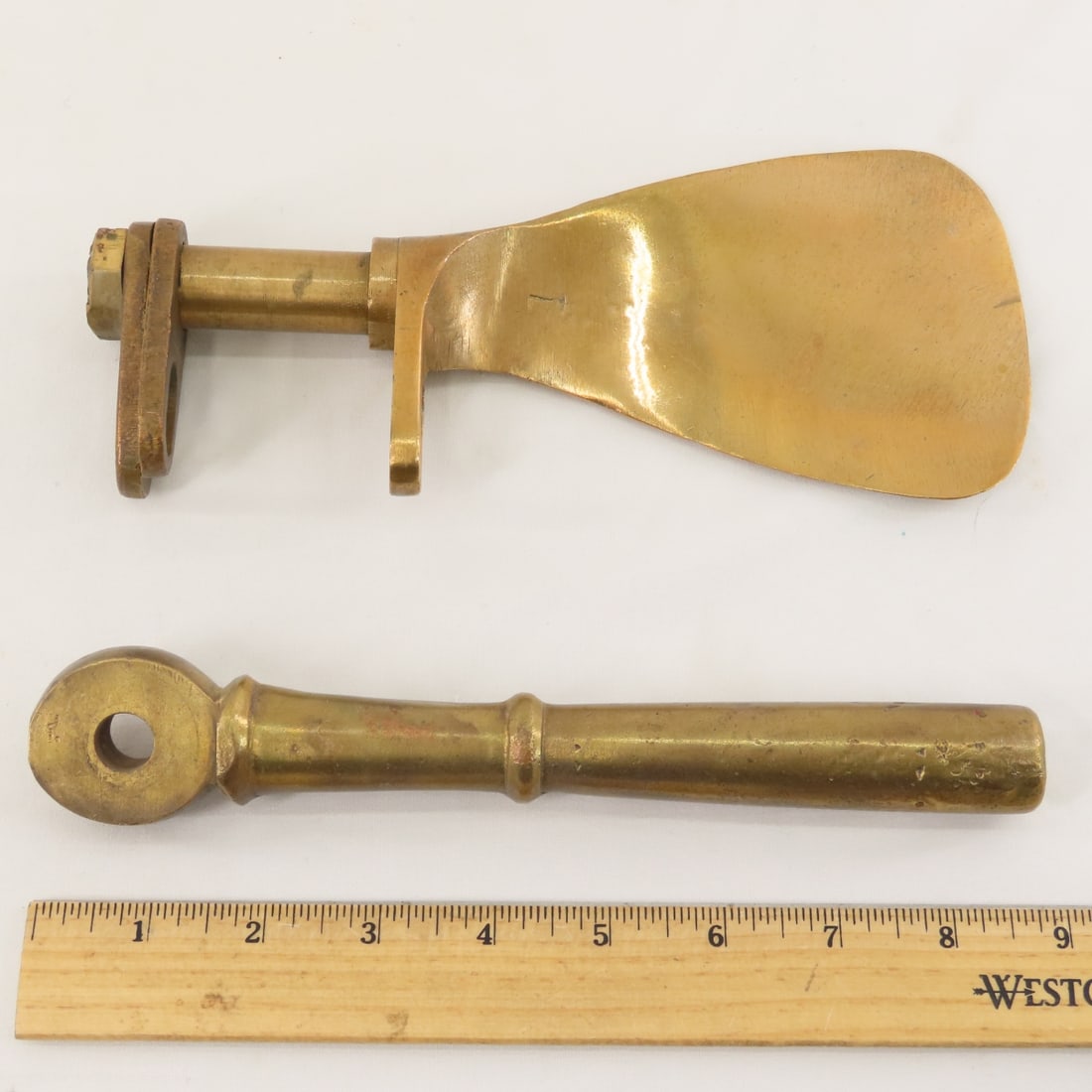 Vintage Brass Oar Locks, Marlin Spike & More - 8