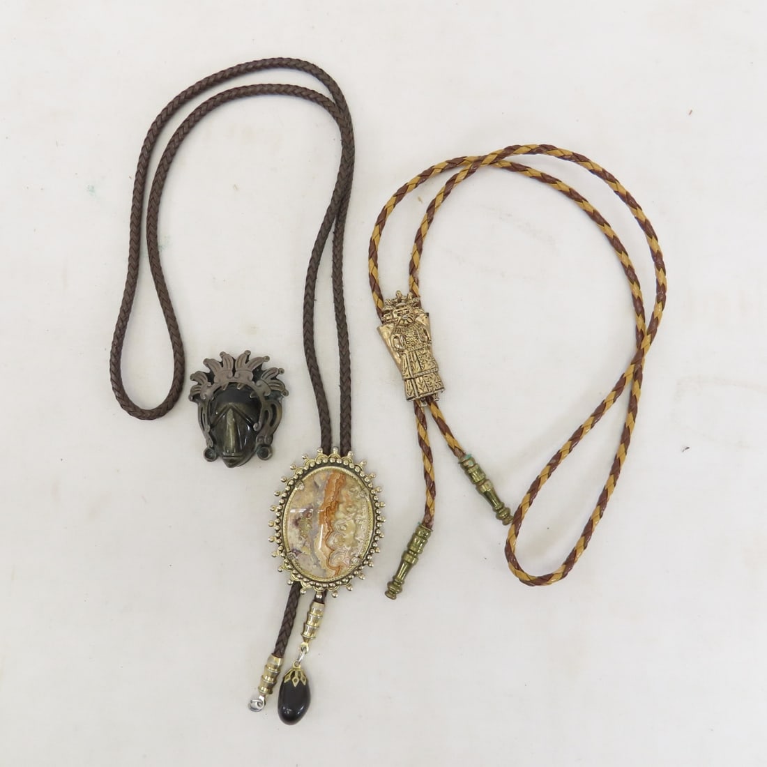 Sleepy Eye Plate, Pitcher, Basket & Bolo Ties - 20