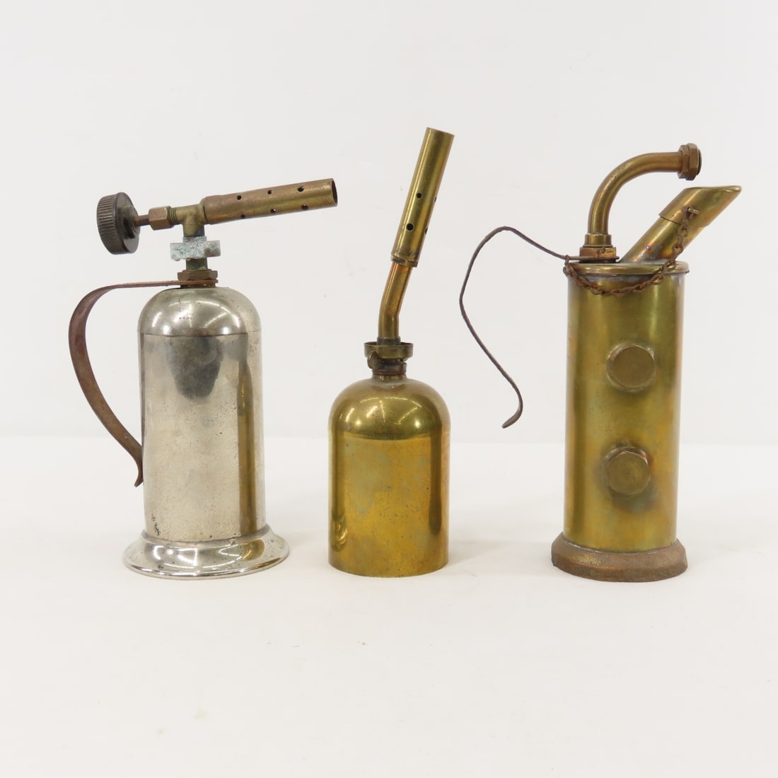 4 Vintage Brass & Other Torches, Clayton Lambert - 14