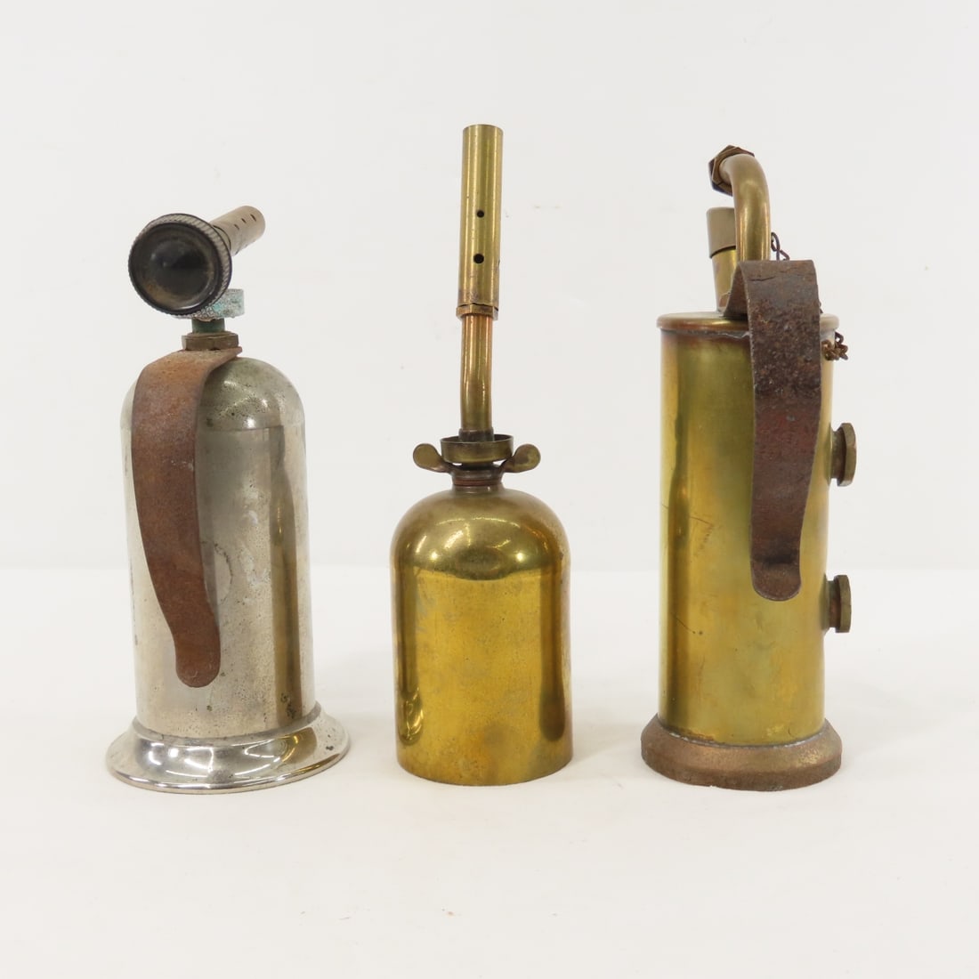4 Vintage Brass & Other Torches, Clayton Lambert - 15