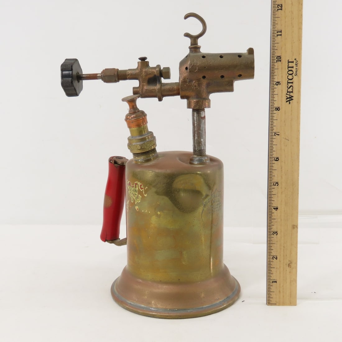 4 Vintage Brass & Other Torches, Clayton Lambert - 17
