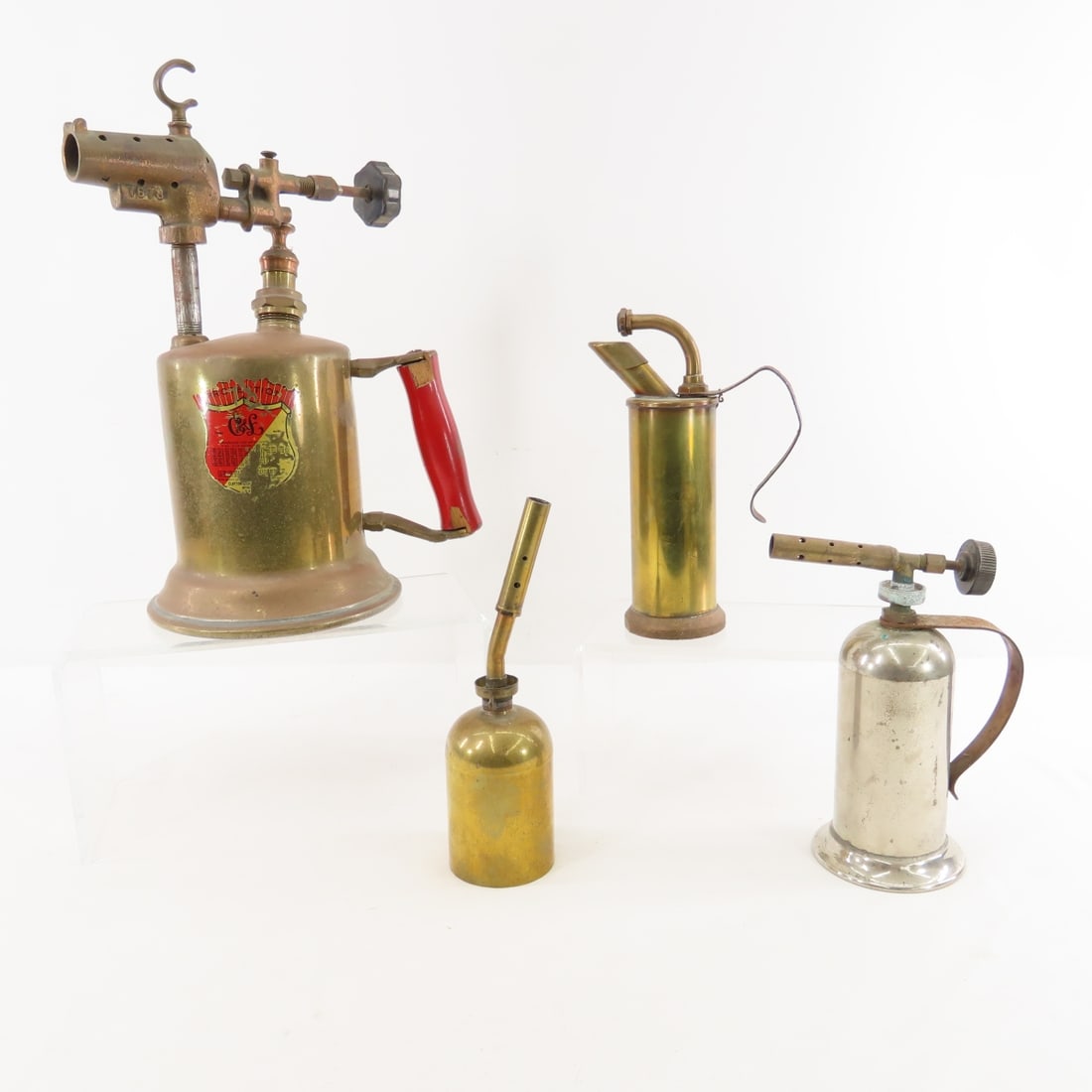 4 Vintage Brass & Other Torches, Clayton Lambert (1 of 17)