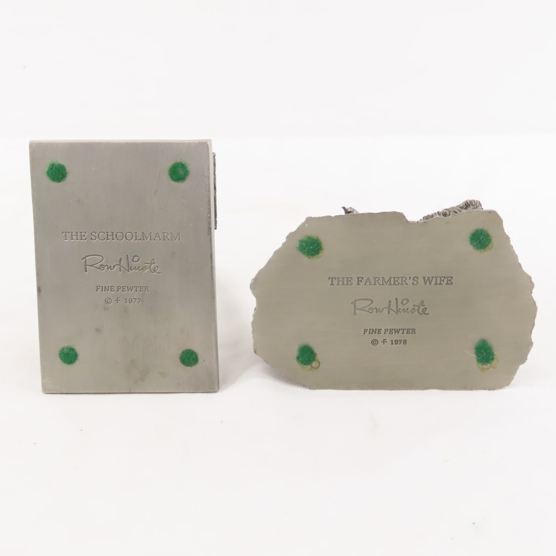 12 Franklin Mint Men & Women Pewter Figures - 13