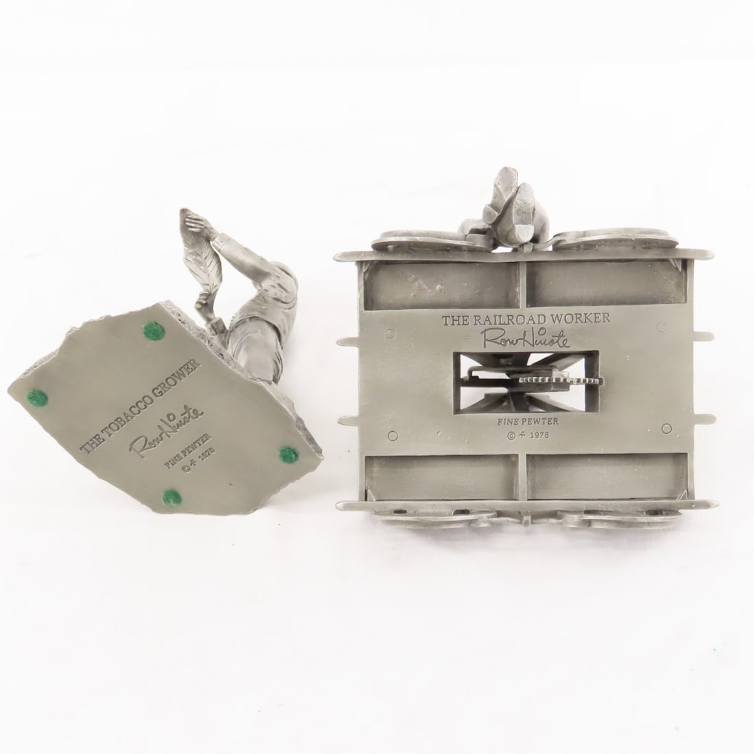 12 Franklin Mint Men & Women Pewter Figures - 16