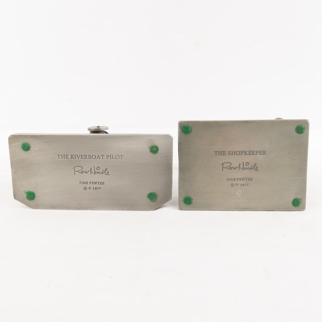 12 Franklin Mint Men & Women Pewter Figures - 4