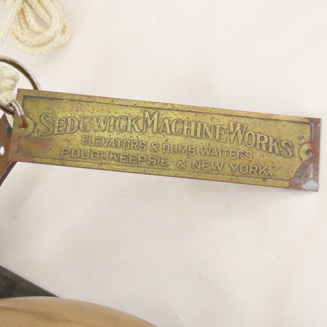 Vintage Brass Boxing or Schoolyard Bell, Sedgwick - 6