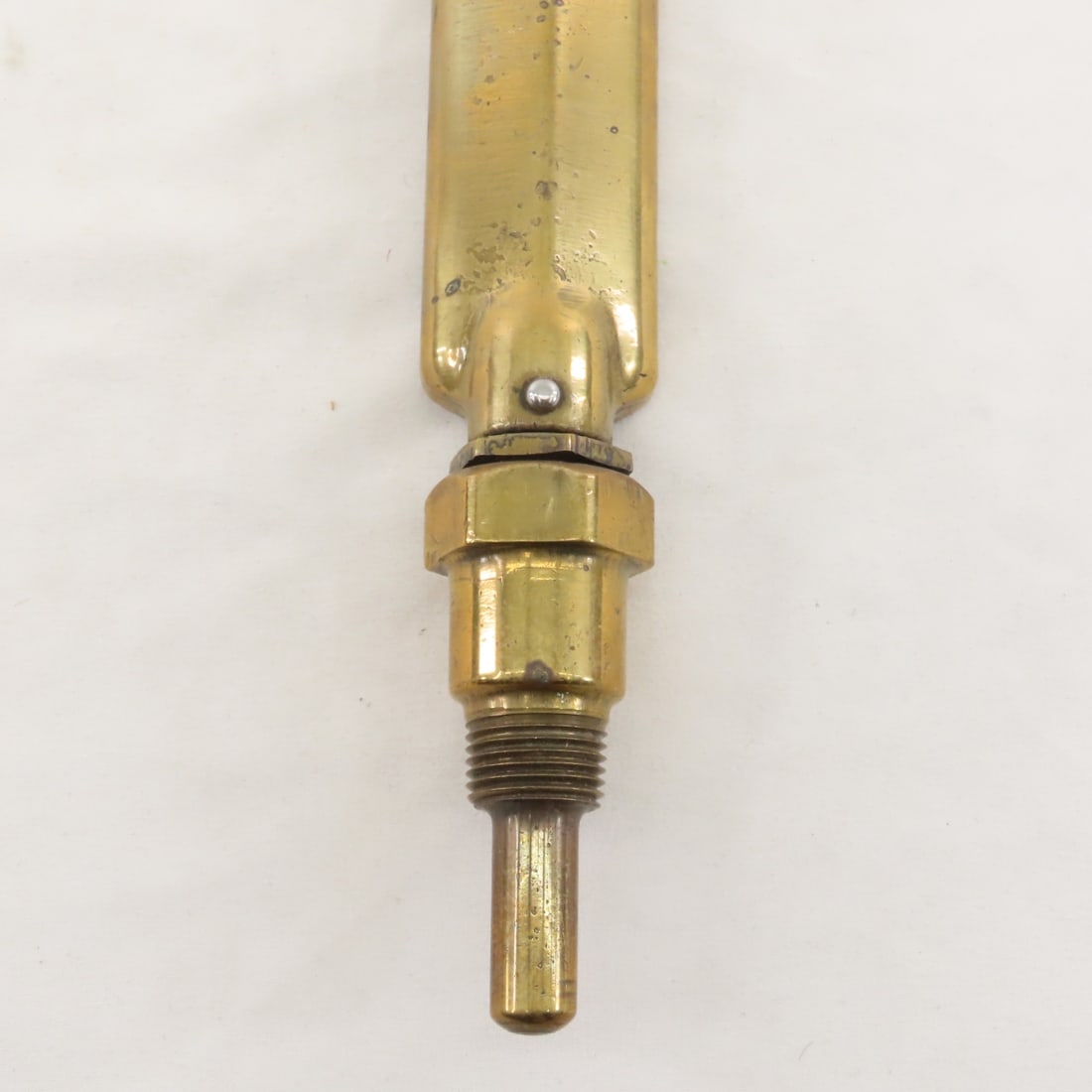 2 Vintage Brass Industrial Boiler Thermometers - 15