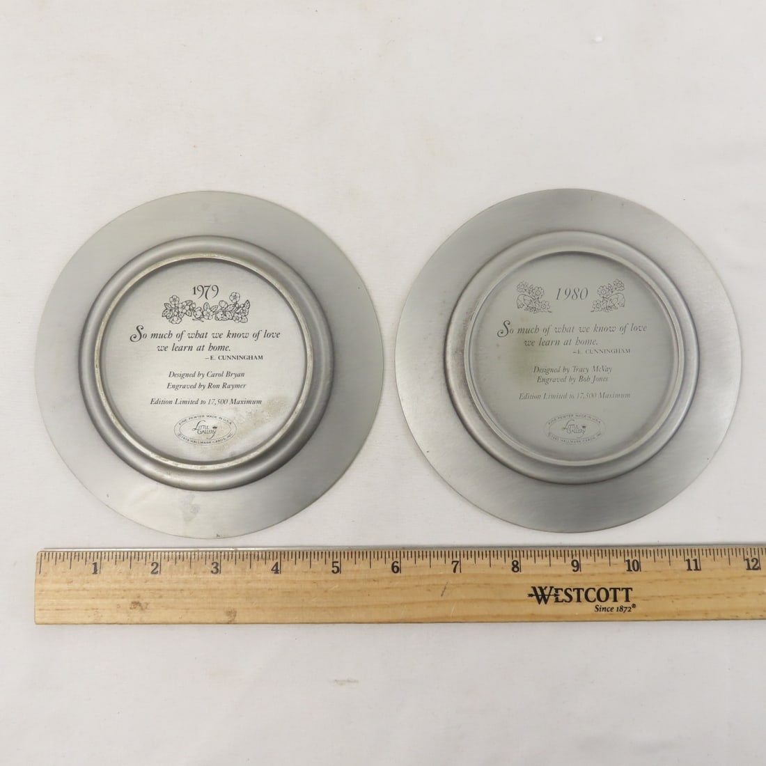 Hallmark Little Gallery Pewter Plates & More - 3