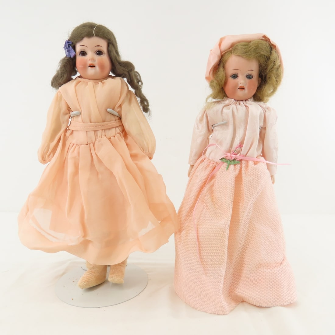 2 Antique Heubach Koppelsdorf Bisque Head Dolls (1 of 20)