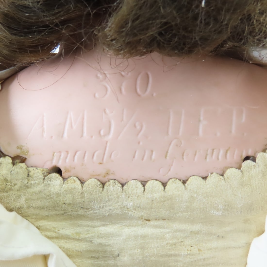 Antique 26" Armand Marseilles 370 Bisque Head Doll - 8