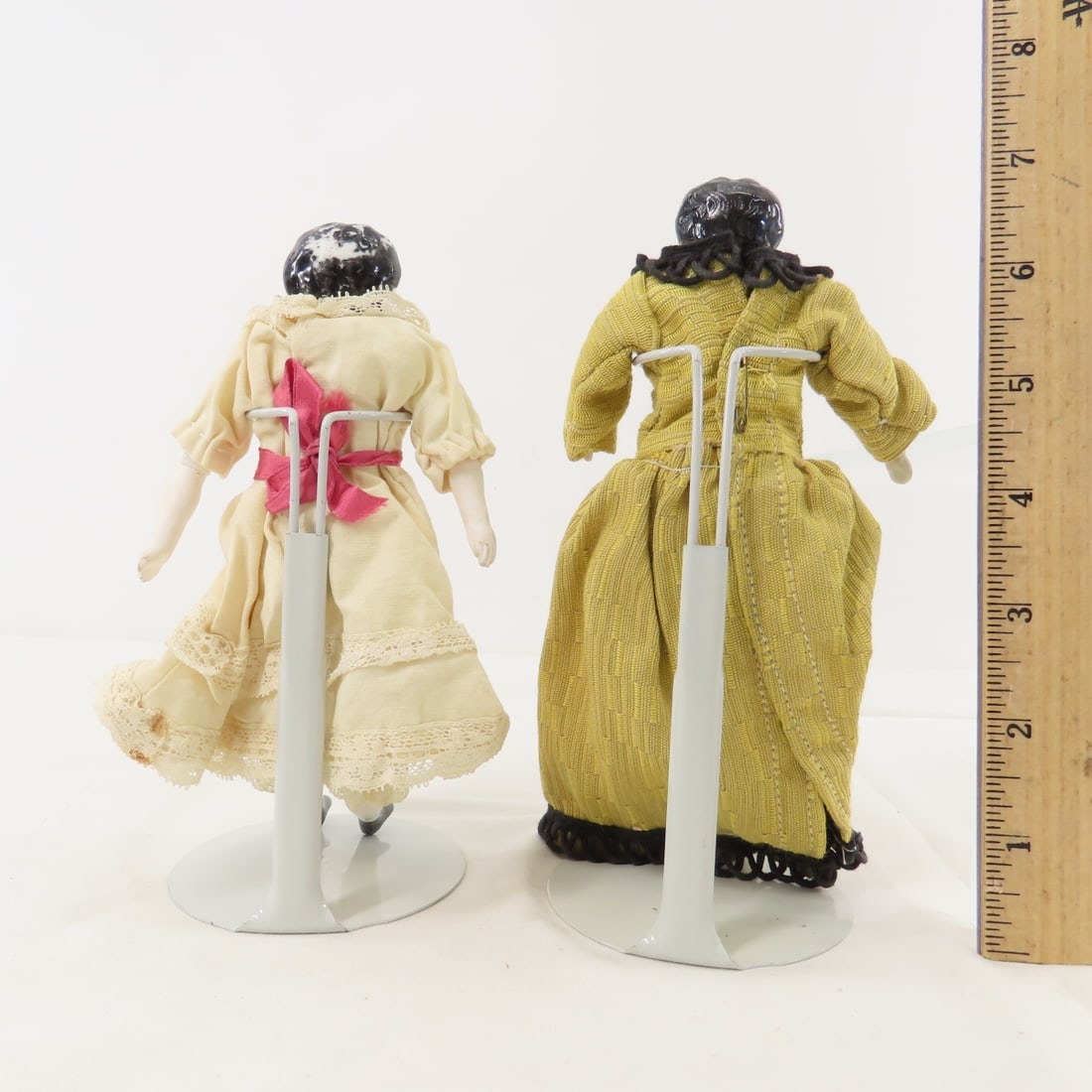 17" and 2 7" German China Head Dolls - 14