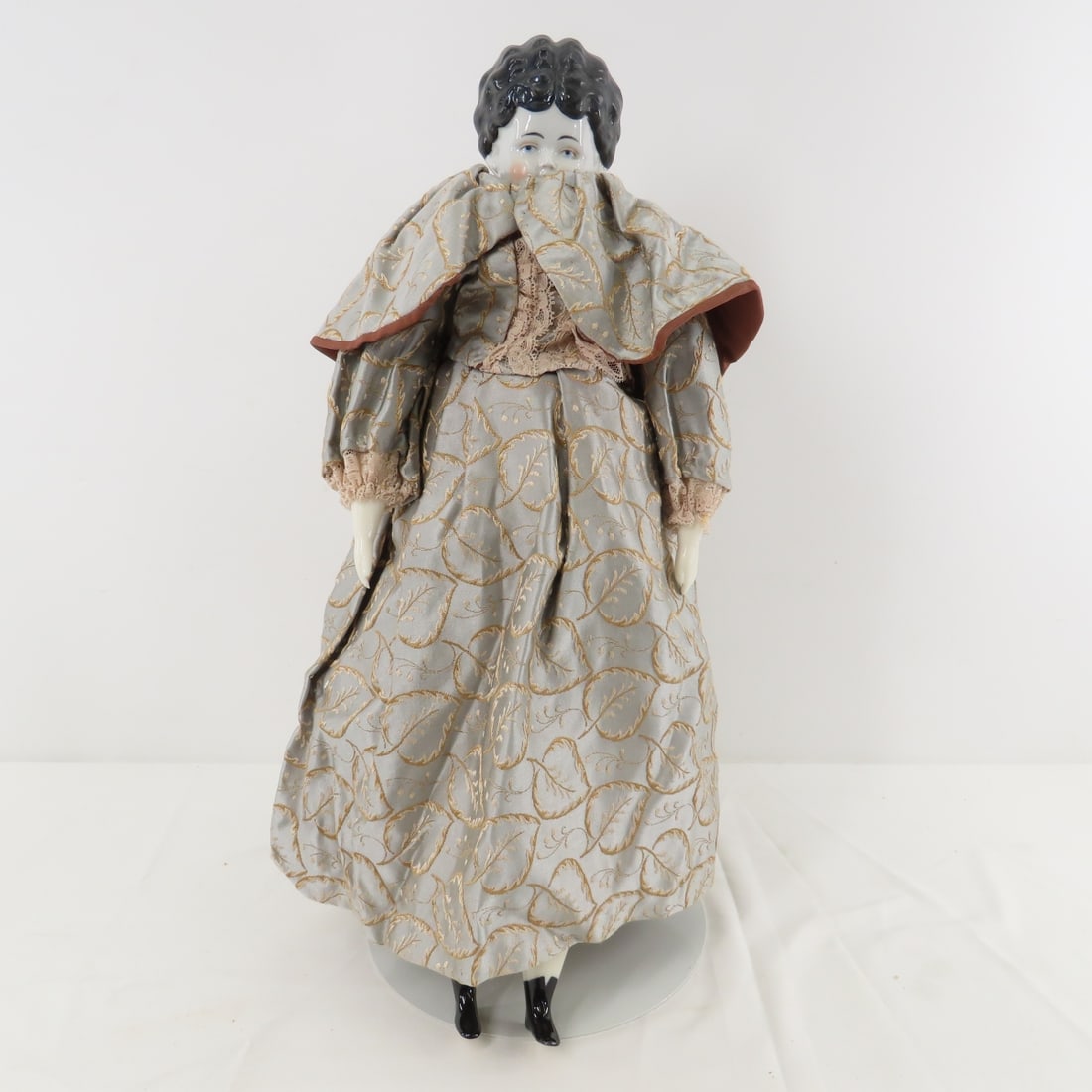 17" and 2 7" German China Head Dolls - 2