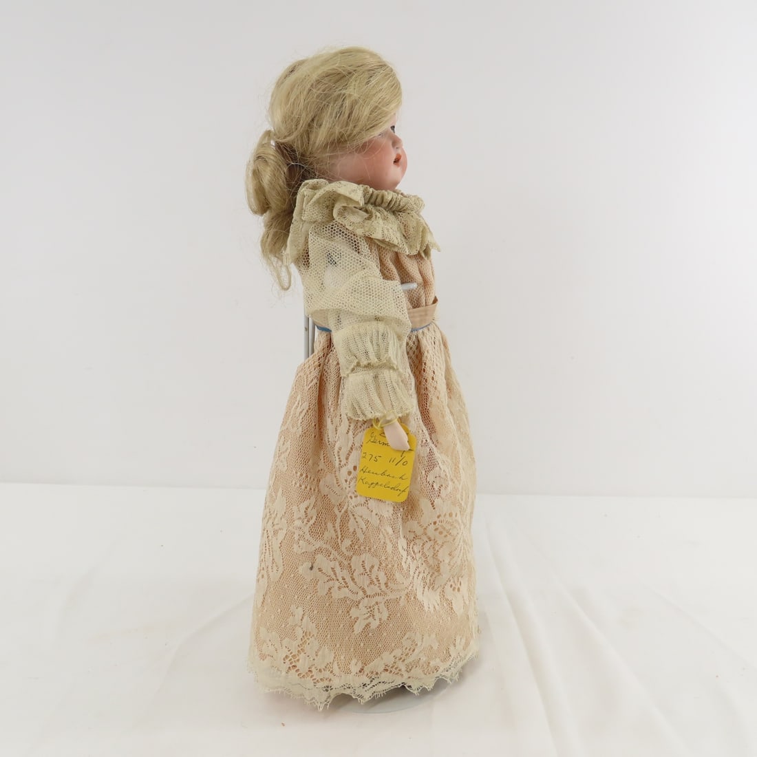 2 Antique Heubach Koppelsdorf Bisque Head Dolls - 3